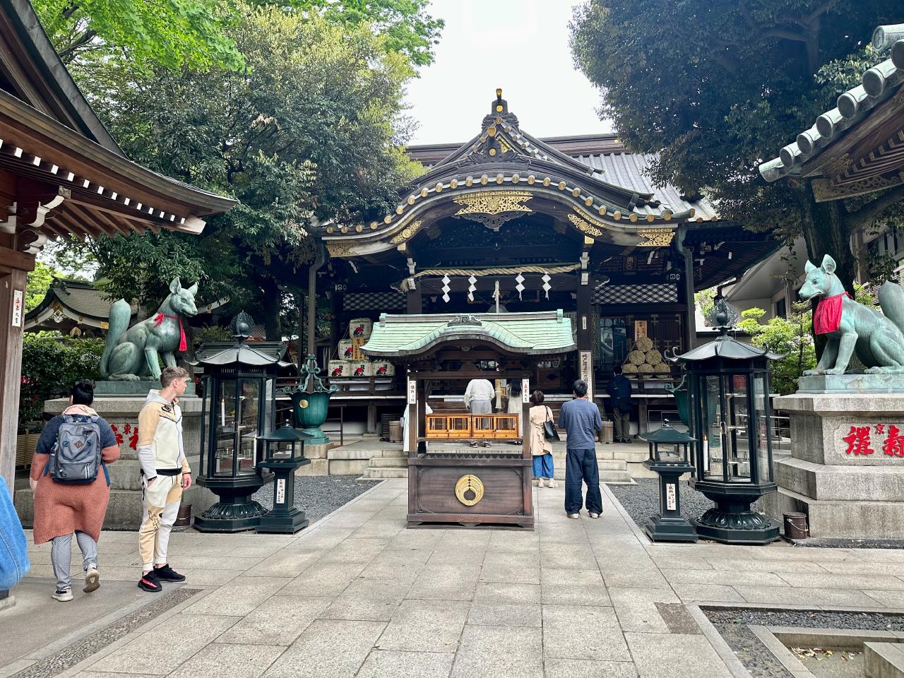 Toyokawa Betsuin Inari Shrine, a combination Shinto and Buddhist shrine to Inari